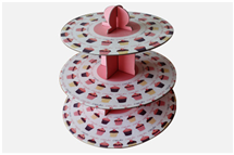 3 tirer paper cupcake stand