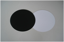 white/black PET film coated cake board