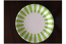 colourful paper plate