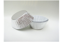 silver foil cupcake cups