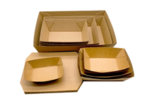 Food paper tray Disposable food-grade paper trays waterproof