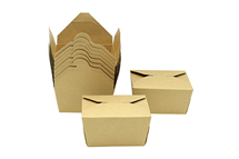 Food Grade Kraft Take-Out Boxes Wholesale Sturdy Take Away Boxes