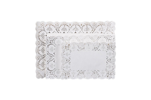 20*30cm White Rectangle Doilies Paper