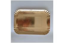 1mm Rectangle Gold Paper Plate