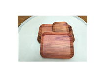 1mm Rectangle Wood Paper Plate