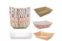 Disposable cowhide boat box fried chicken box