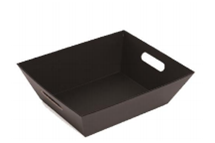 Black Cardboard Basket Tray