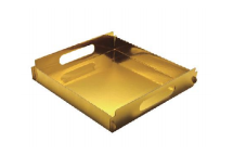 Gold Paper Tray with Handle