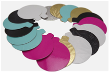 mini cake board with tab