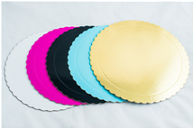 coloured paperboard cake board,round cake base